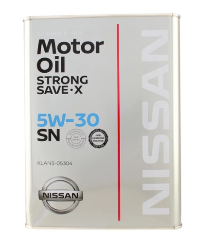 Моторна олива 5W30 Nissan SN Strong Save X (Japan), 4л.