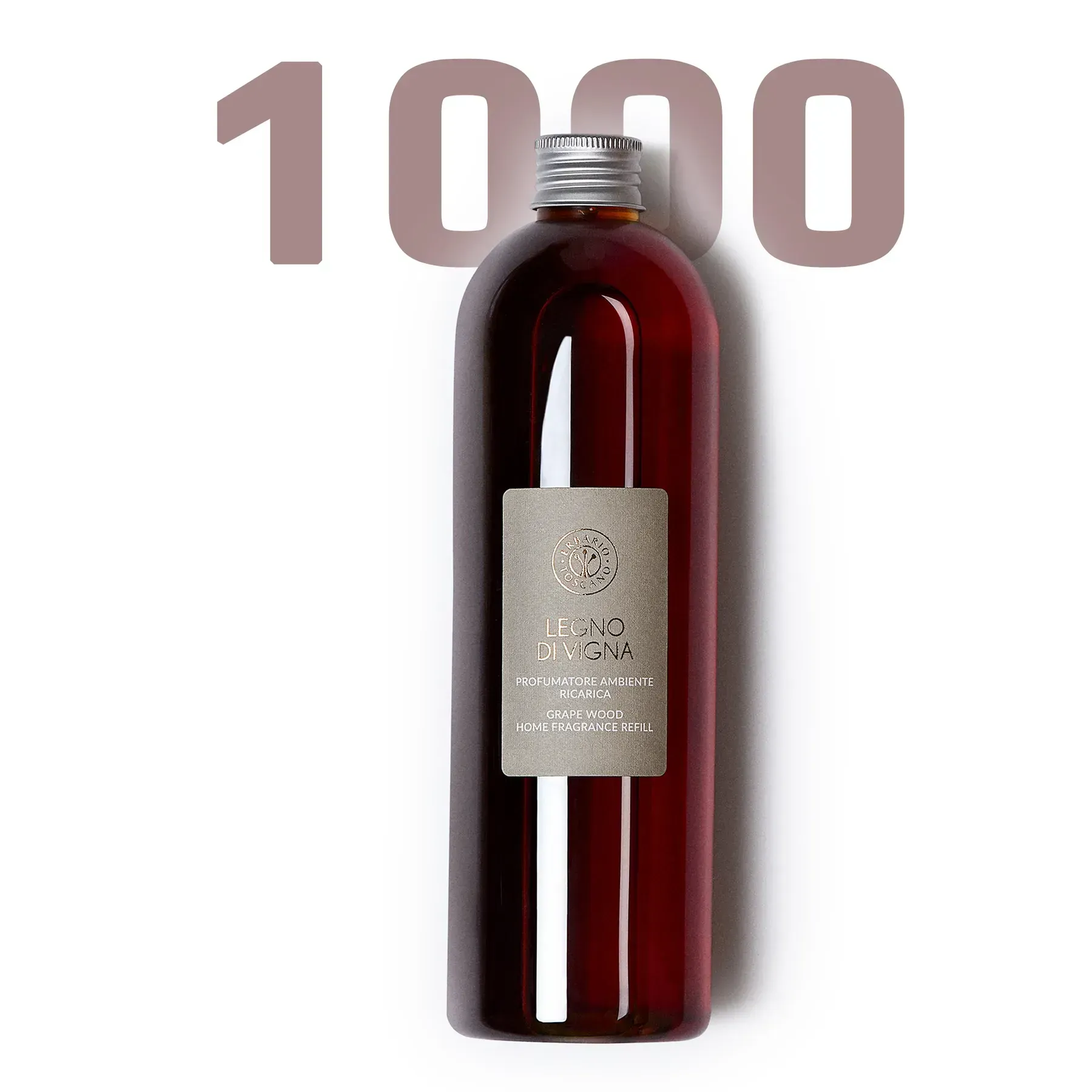 Рефіл (наповнювач до аромадифузору) Erbario Toscano 1000 мл. Legno di Vigna (Виноградна лоза)-copy-1