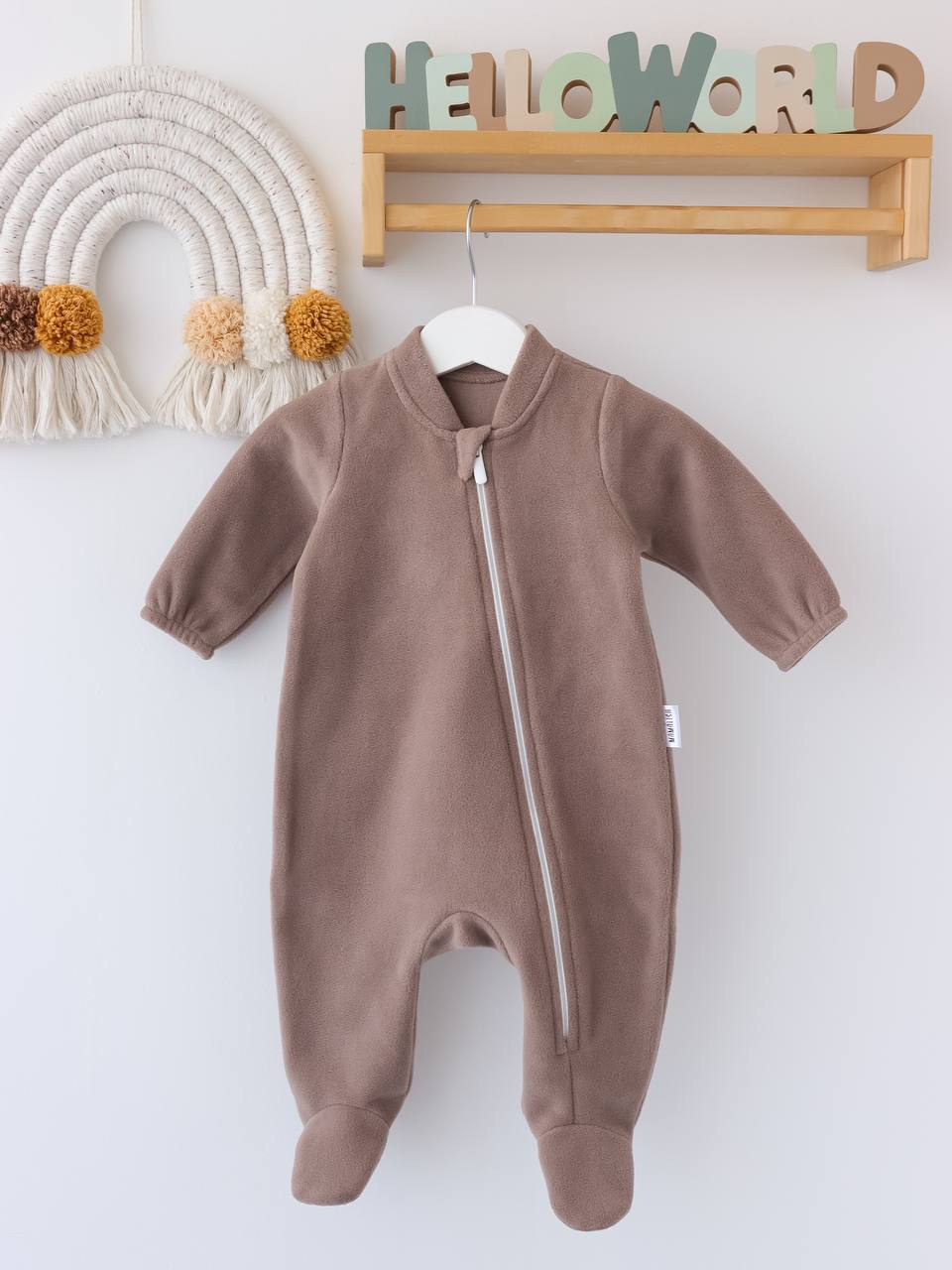 Ромпер флісовий какао