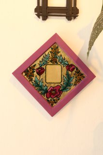 Мальована рамка на склі, 25*25 см