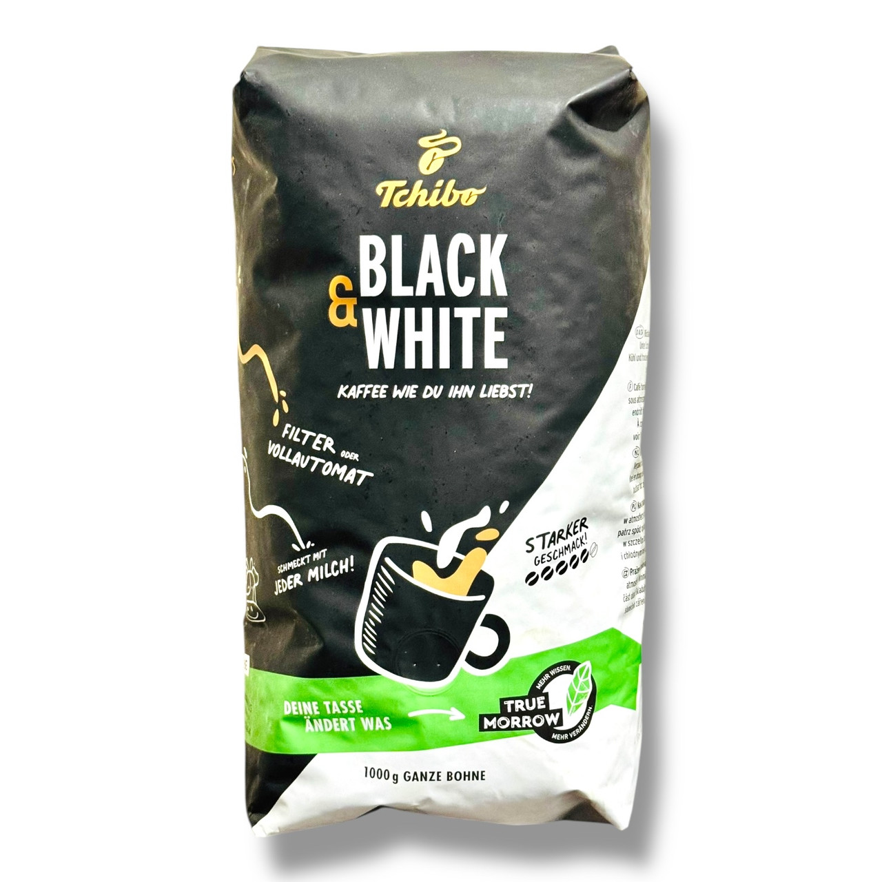 Кава в зернах Tchibo For Black & White (Чібо Блек енд Уайт) 1 кг
