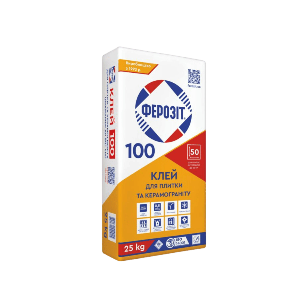 Ферозіт 100 | Клей для плитки та керамограніту