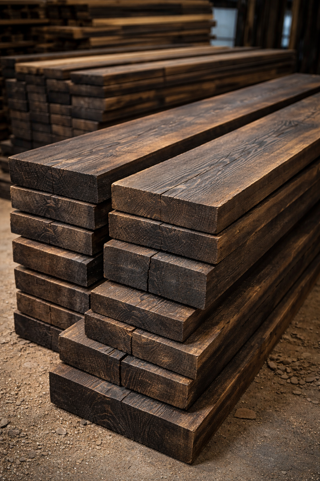 Пиломатеріали із мореного дуба