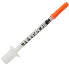 Інсуліновий шприц U-100 0,5 мл 29G (0,33 × 12,7 мм) 