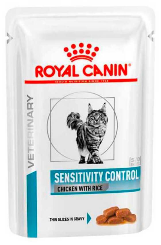 Роял Канін консерва д/котів SENSITIVITY CONTROL CAT CHICKEN (шматочки у соусі) 0.85г.