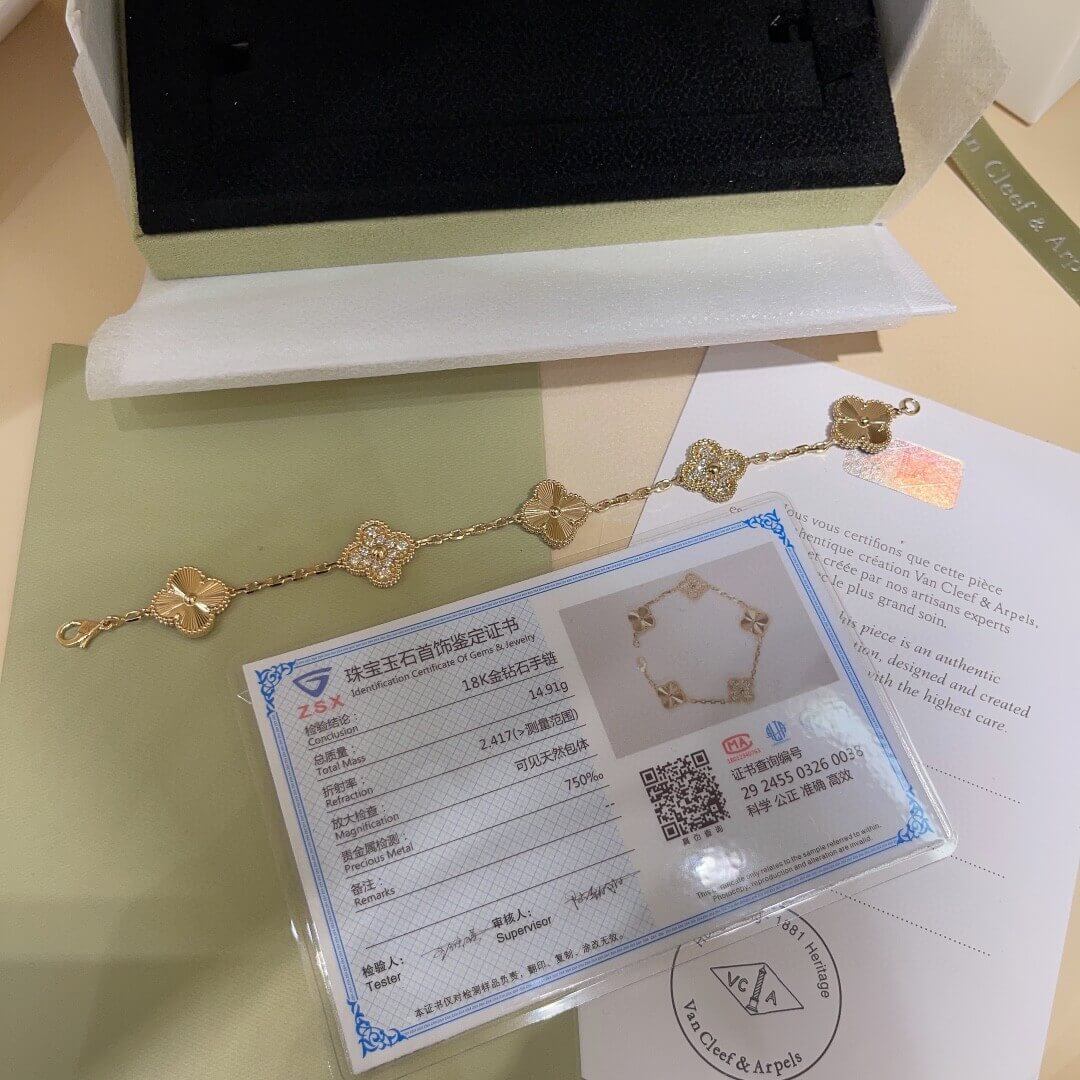 Van Cleef&Arpels браслет золотий