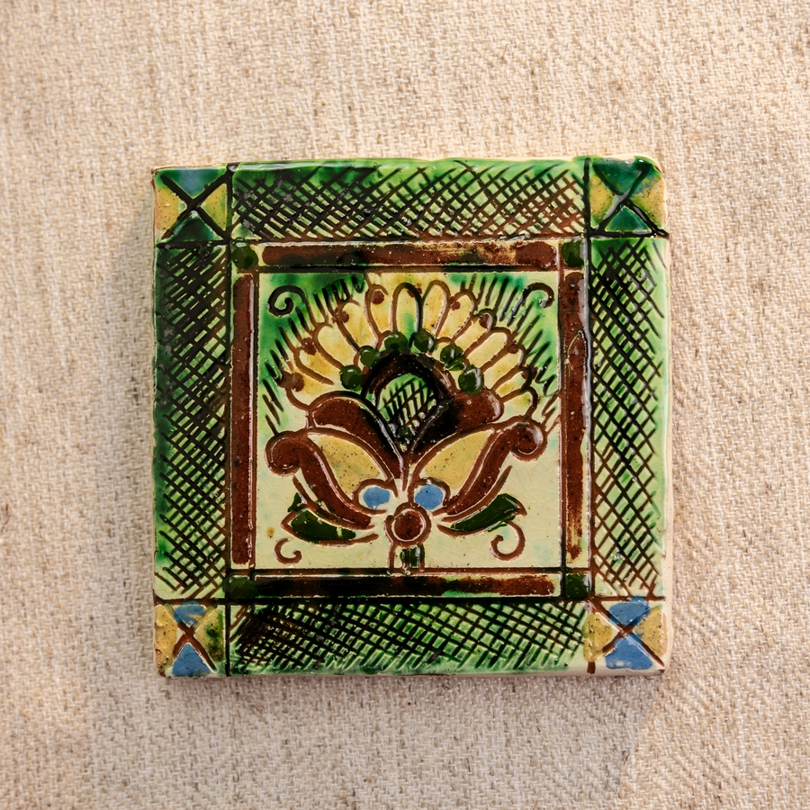 Керамічна плиточка "Квітка", 10*10 см