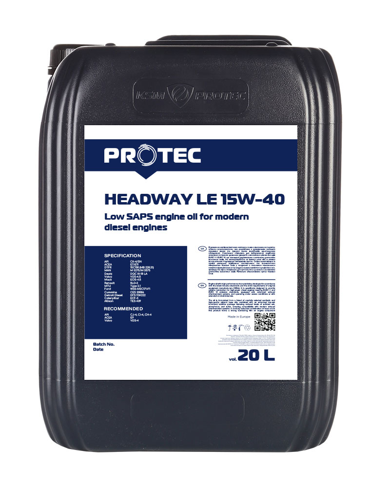 PROTEC HEADWAY LE 15W-40