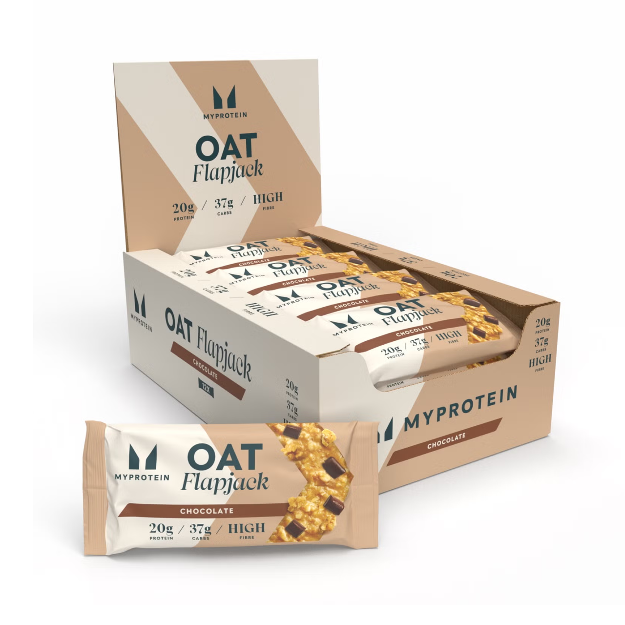 Oat Flapjack - 12x80g Chocolate