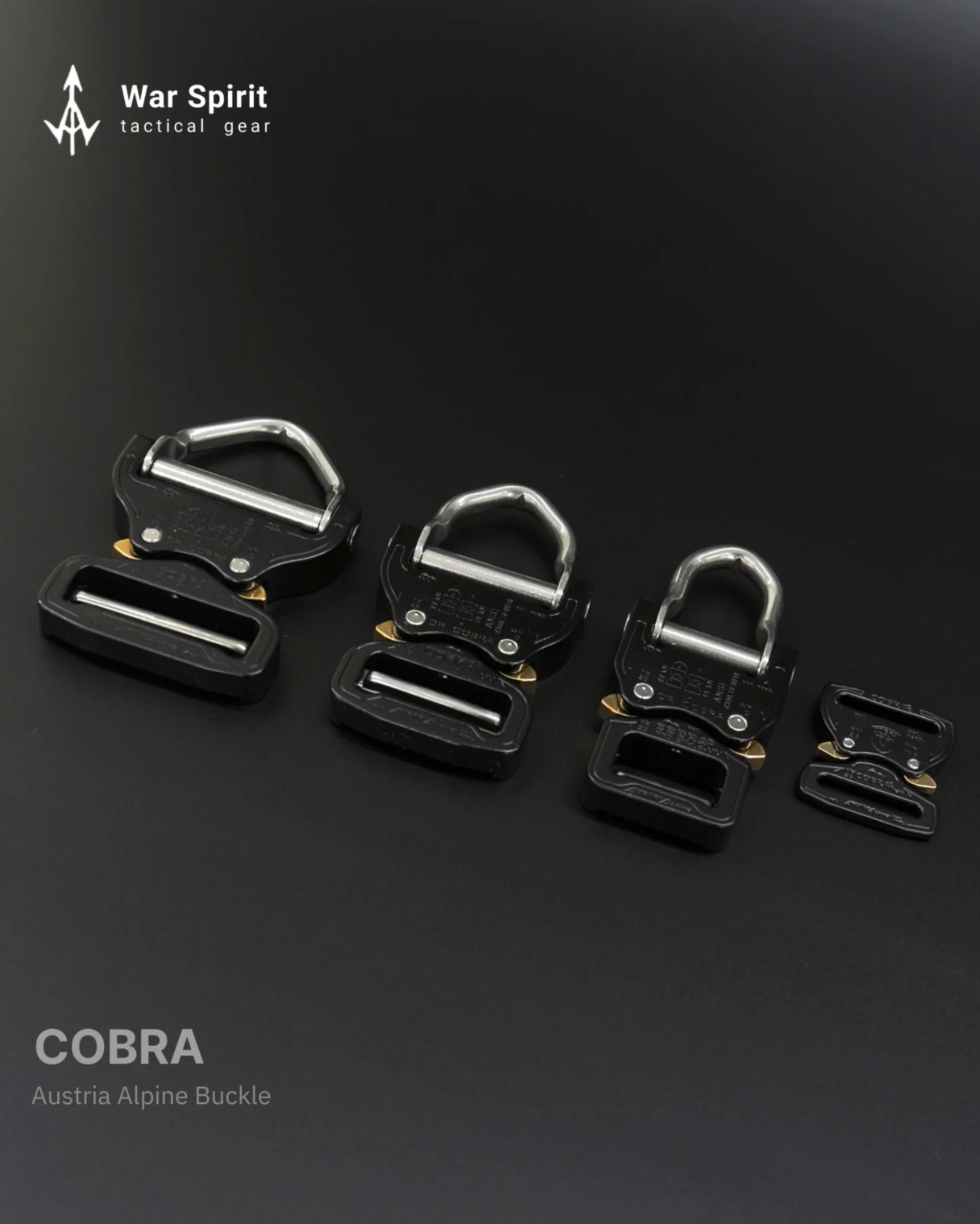 Оригінальні силові пряжки "Austria Alpine Cobra".