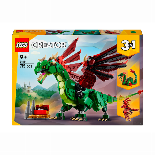 Конструктор LEGO Creator Середньовічний дракон (31161)