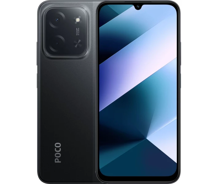 Poco	C85 6/128Gb P Black NFC+ захисне скло у подарунок