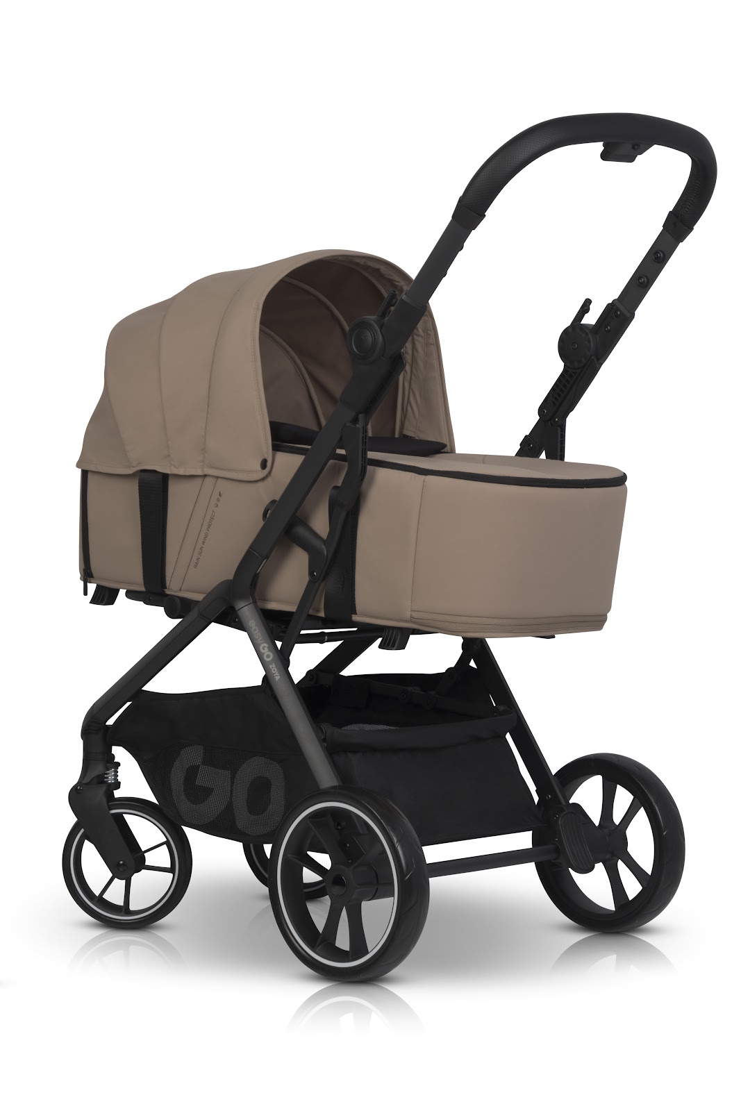 Коляска 2 в 1 EasyGo Zoya Golden beige
