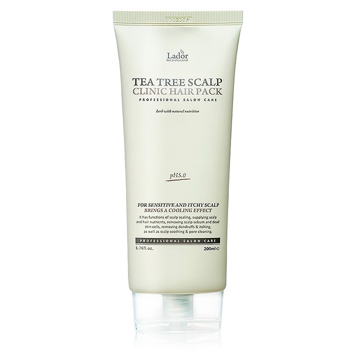 Маска-пілінг з чайним деревом для шкіри голови La'dor Tea Tree Scalp Clinic Hair Pack 200 мл