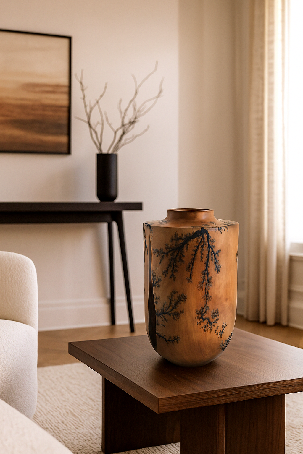 Ваза для сухоцвітів в інтер'єр