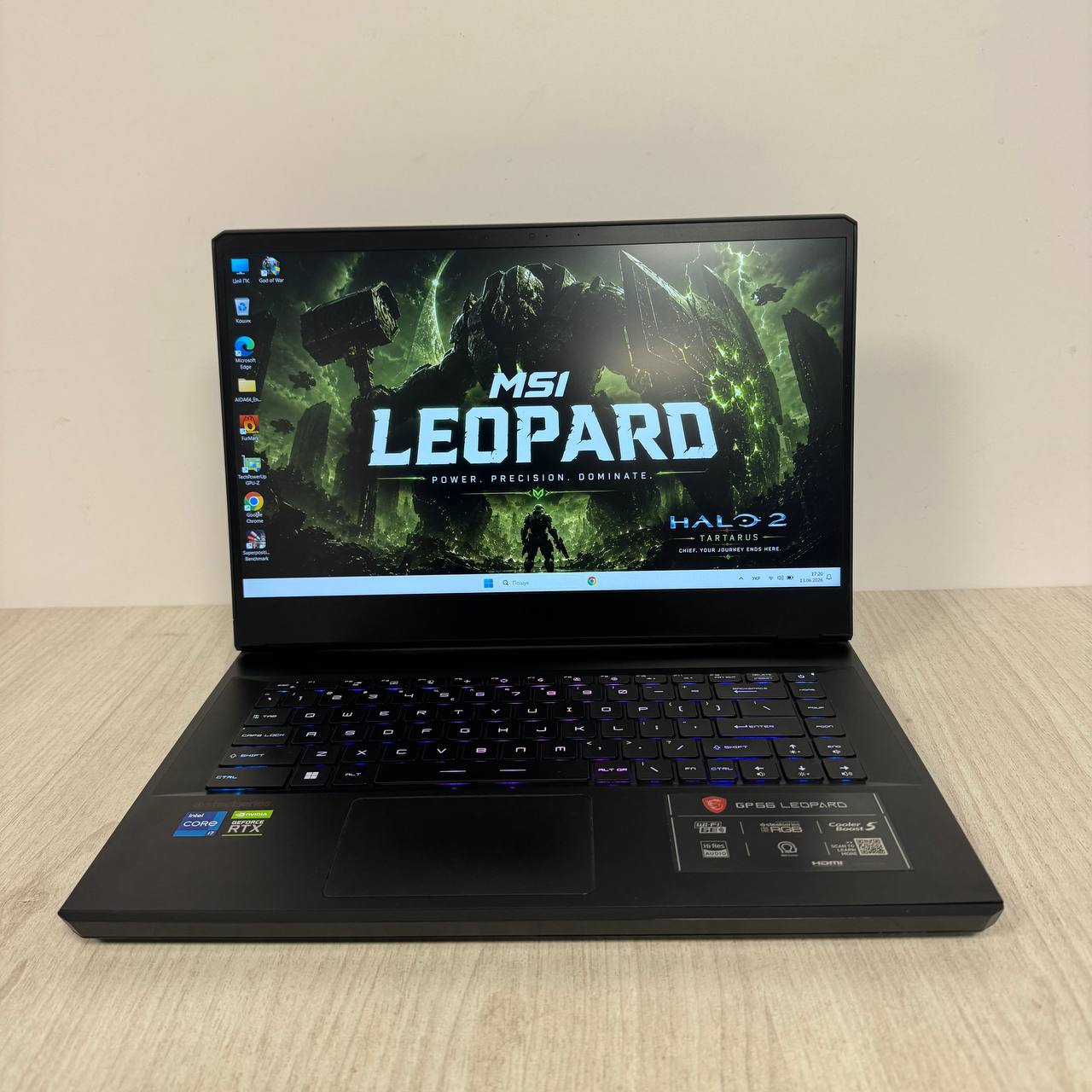 MSI GP66 Leopard 11UH 144Hz SSD 256GB