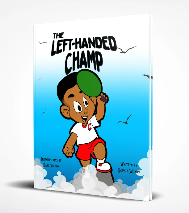 The Left-handed Champ Hardback Cover (ages up to 7 yrs)