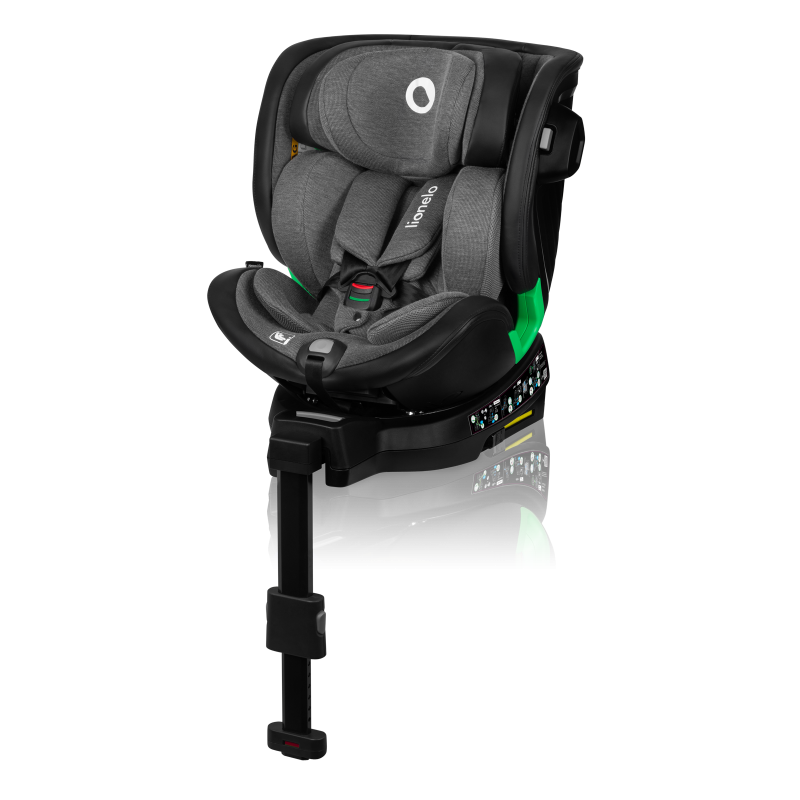 Автокрісло Lionelo 0-36 кг ​​Harmony i-Size Grey Graphite Leather 
