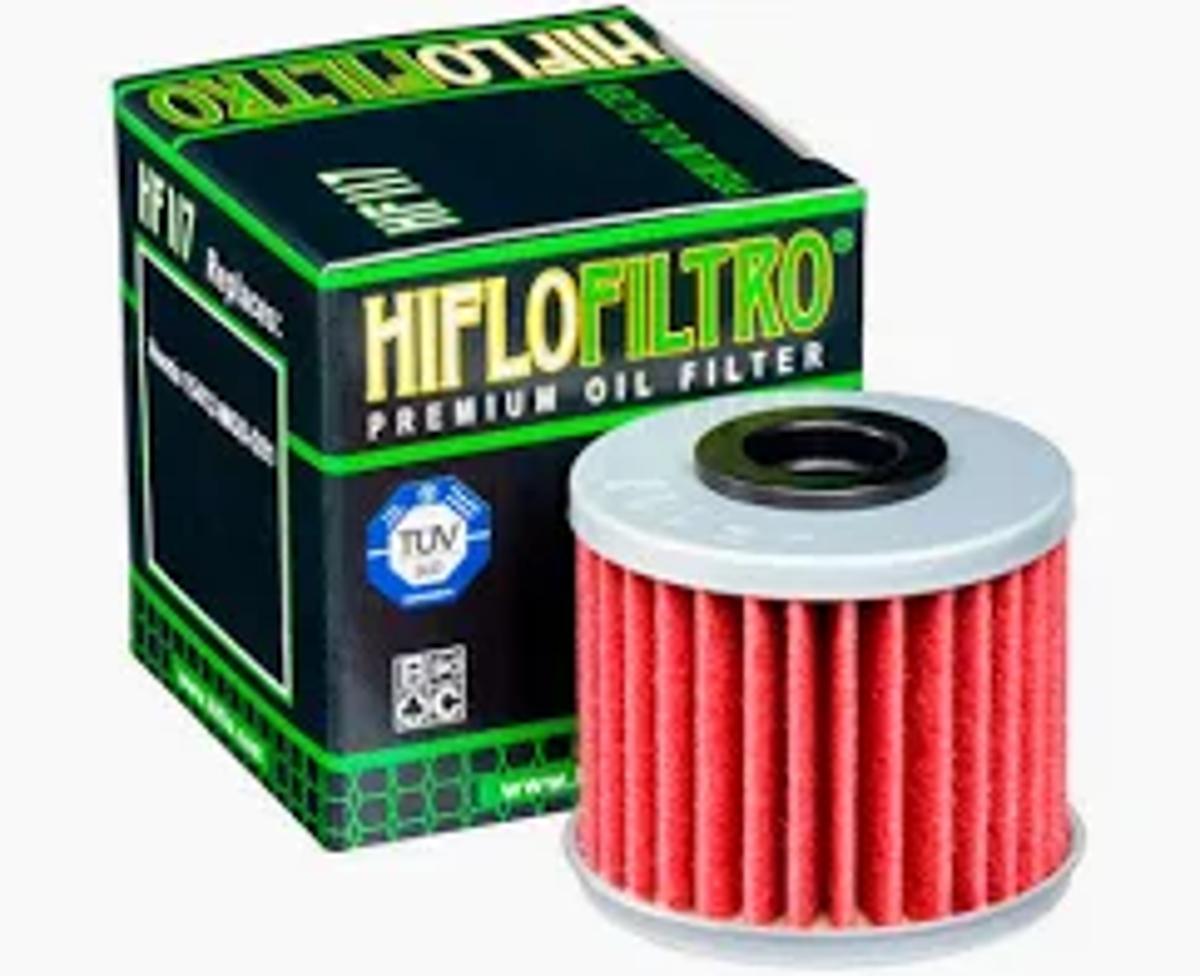Масляний фільтр Hiflo Filtro HF117 Kovi Lite R/FR/Geon Dakar 176 FMN YBS300