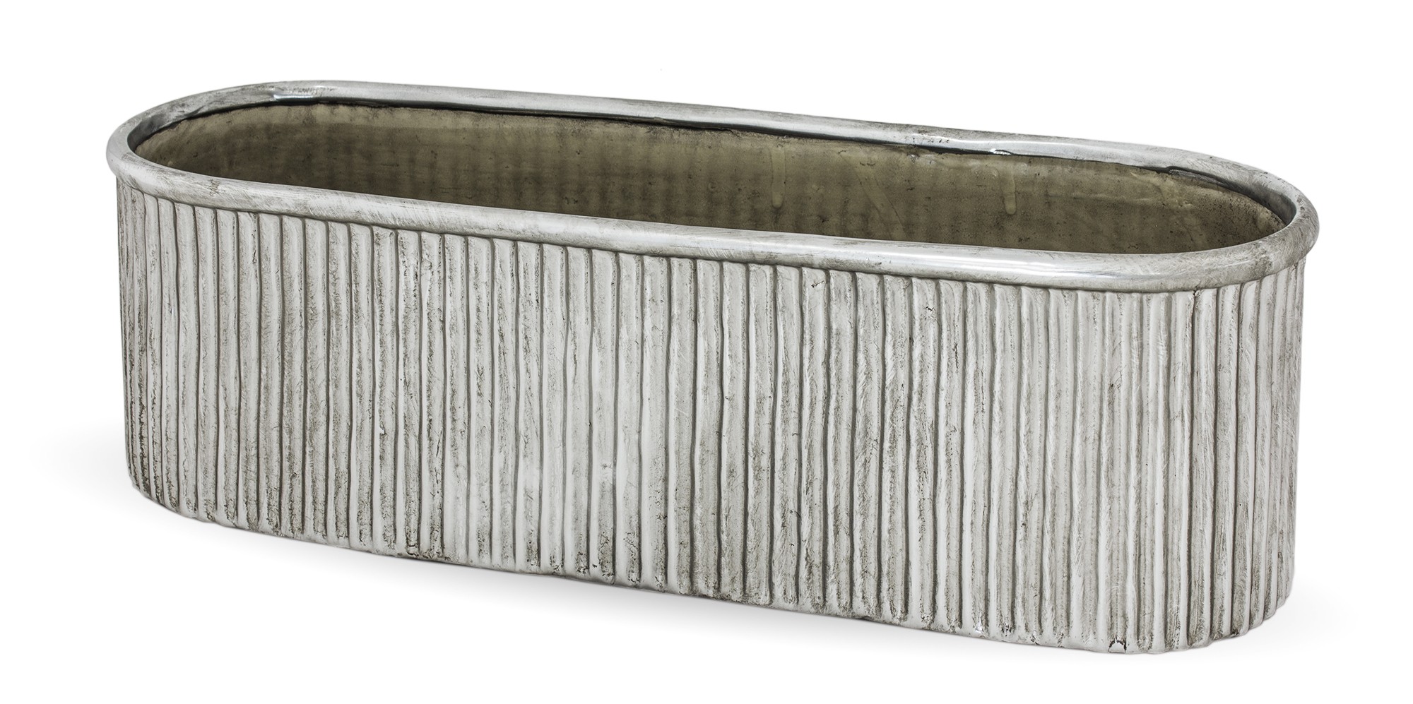 Кашпо з керамограніту 11,5×38,5×13 см універсальний декоративний контейнер