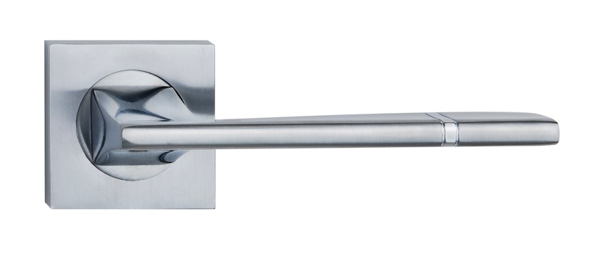 Ручка дверна SIBA Nova хром на розетці R03 