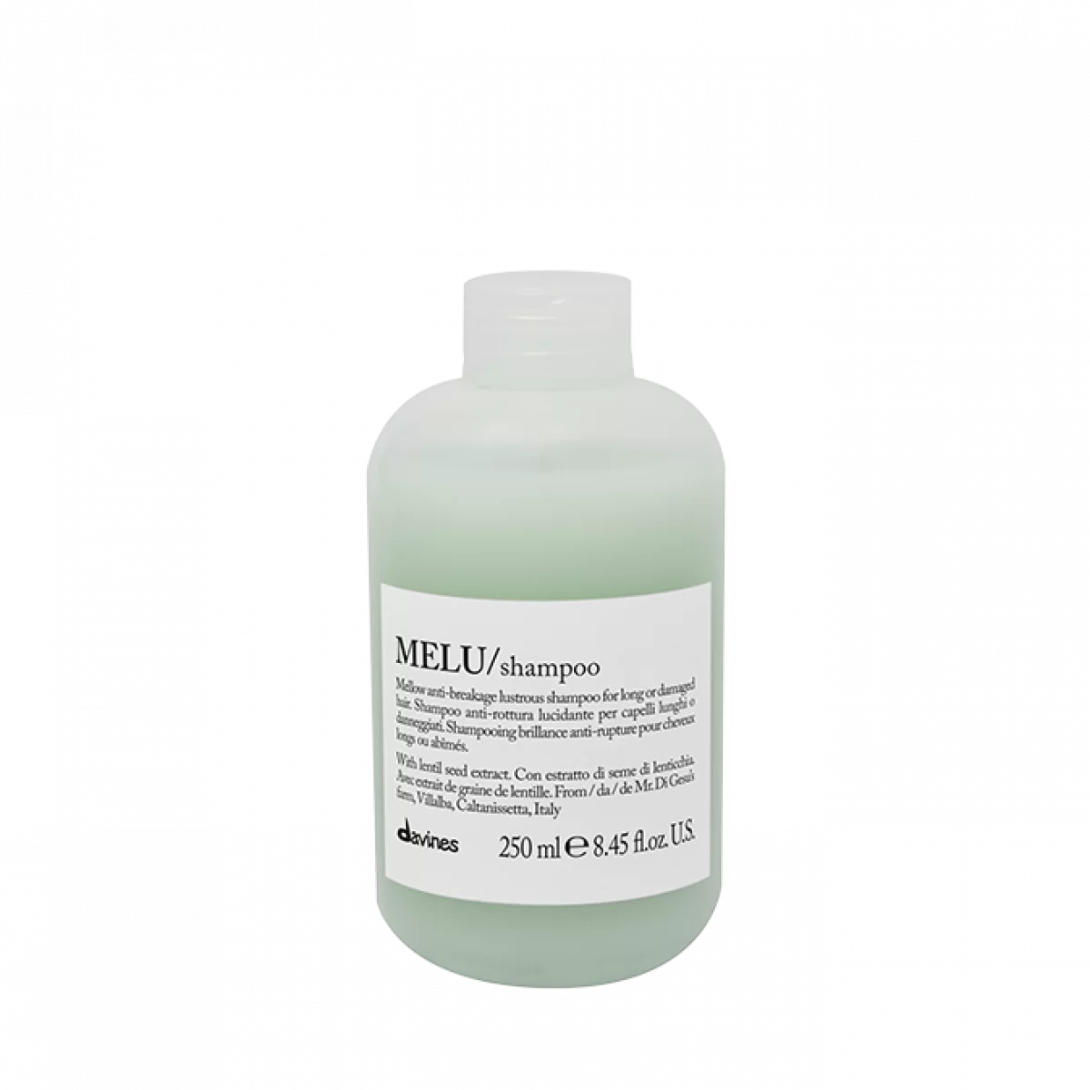 Шампунь проти ламкості для блиску пошкодженого та довгого волосся, MELU shampoo