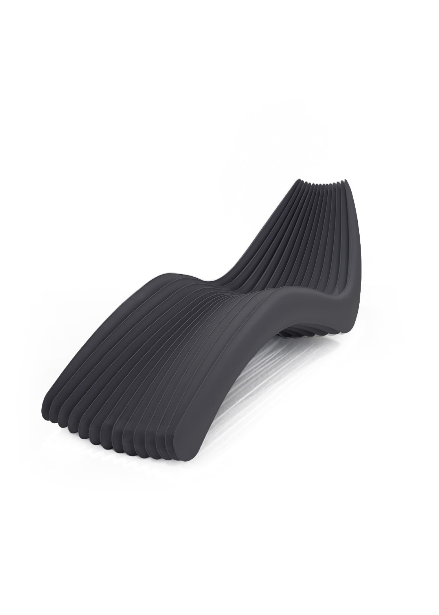 Крісло Steel In Rotation Chaise Long Graphite Grey Matt 7021