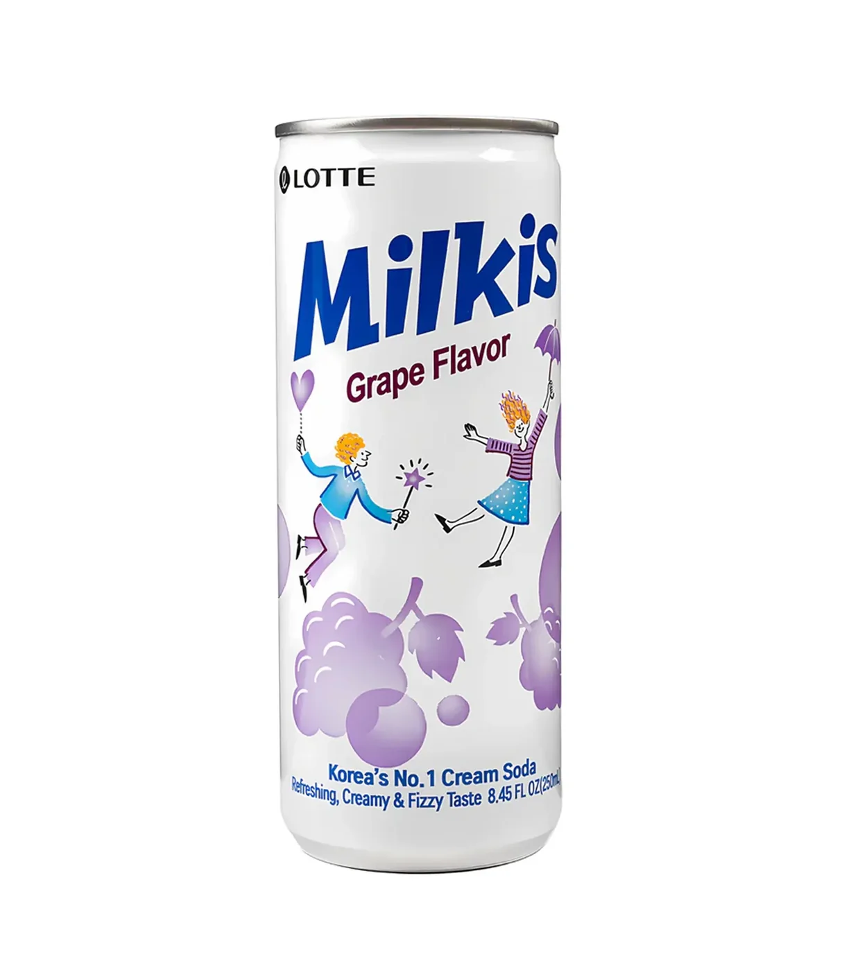 Напій газований  Milkis зі смаком винограду 250мл