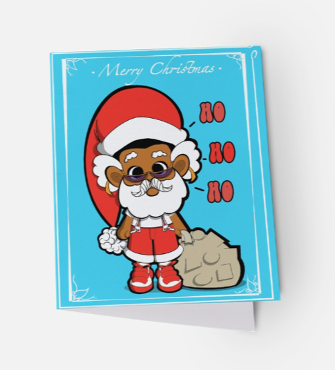 Santa Greeting Card