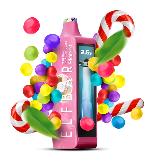 Elf Bar PLANET 25000 Tropical Rainbow Blast (Тропічна Фруктова Феєрія)