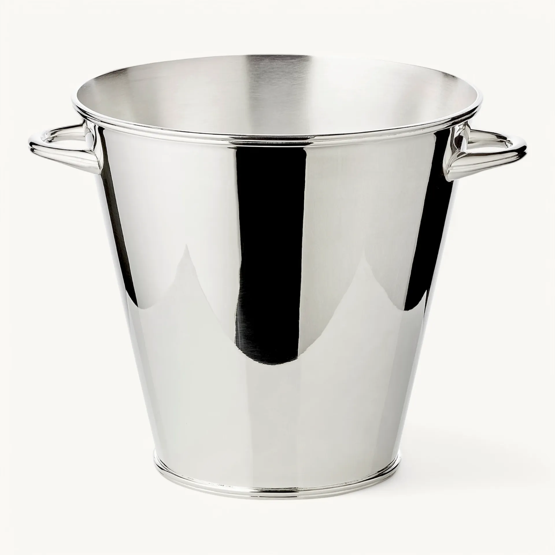 Охолоджувач для пляшок Edzard «Calo», посріблений, 21×22 см, з ручками