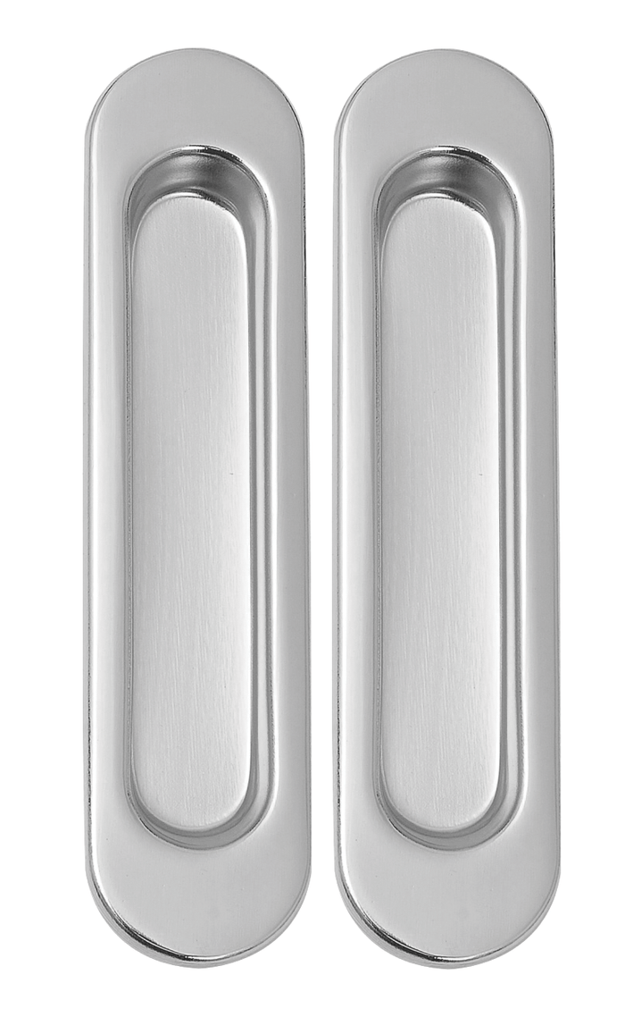 Ручки - черепашки для розсувних дверей SIBA S222, хром