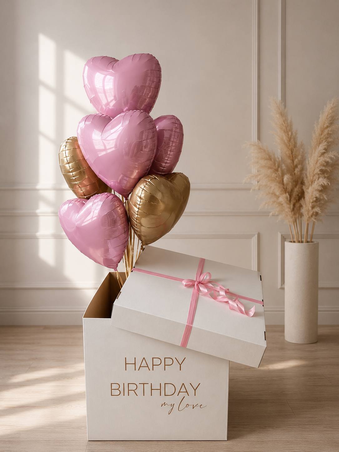 Sweetheart Heart Balloon Bunch