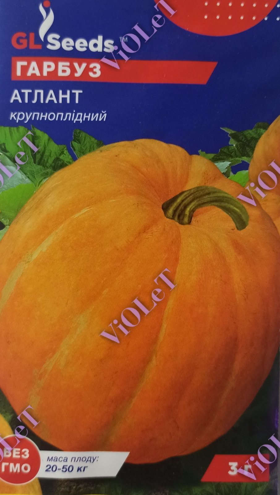 Гарбуз Атлант, 3 г  GL Seeds