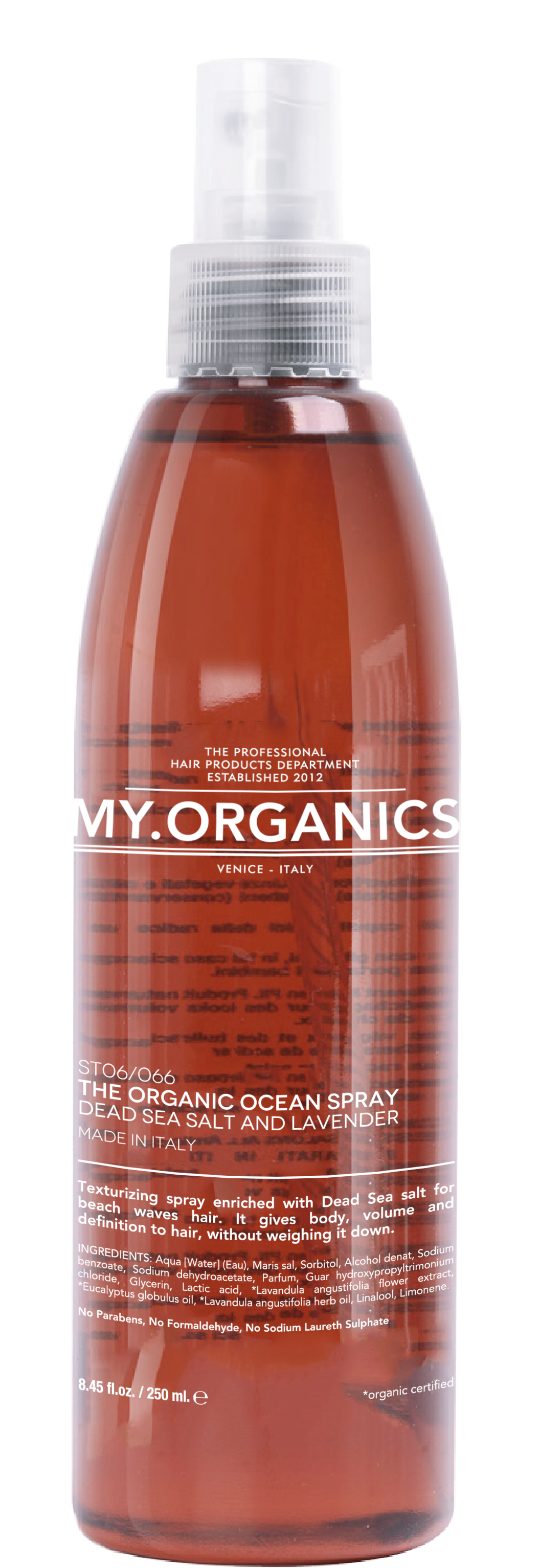 Текстуруючий спрей, збагачений сіллю Мертвого моря Ocean Spray MY.ORGANICS