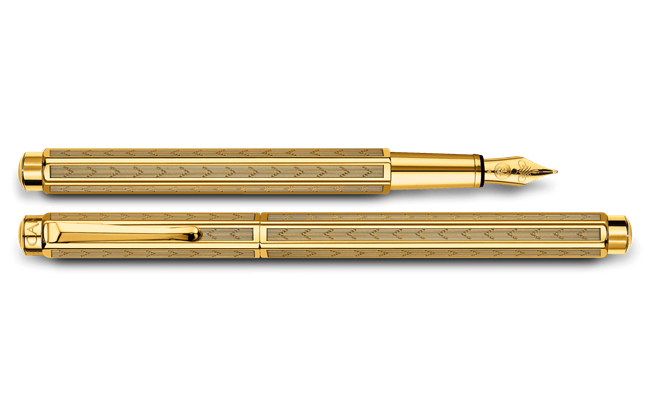 Пір'яна ручка ECRIDOR™ CHEVRON Gold