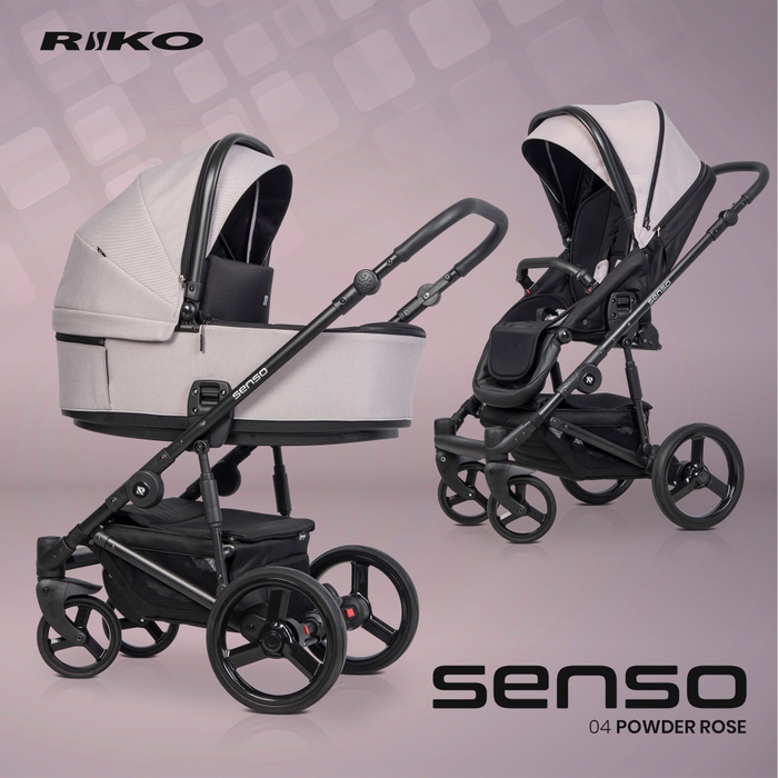 Коляска 2 в 1 Riko Senso 04 Rose 