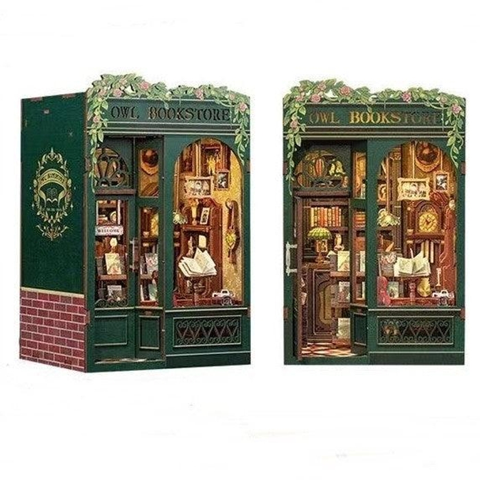 Booknook Owl Bookstore, Книжковий куток Книгарня Сова, Зроби сам, Румбокс, 3D Конструктор