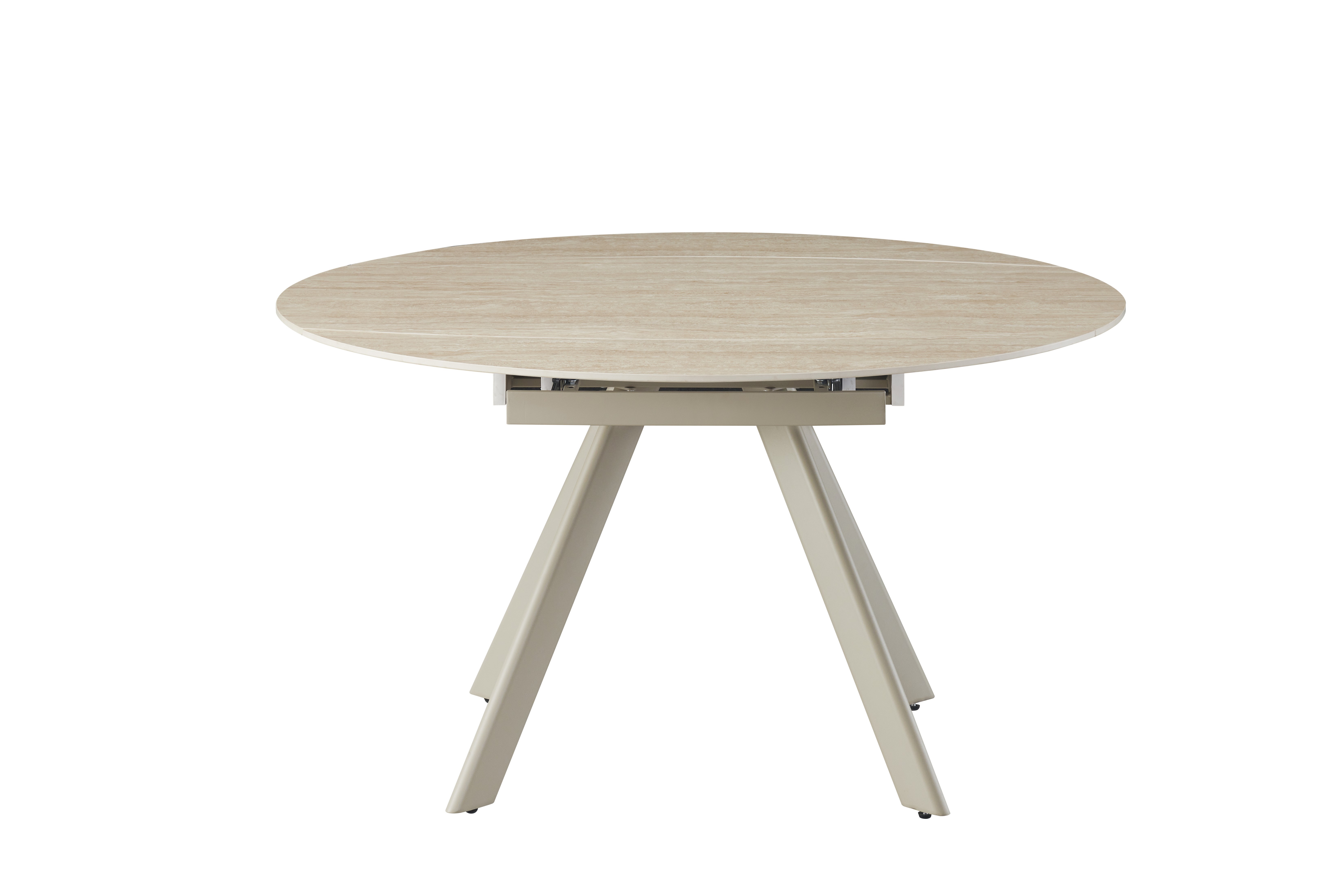 Керамічний стіл Сієна TML-1240 римський траветрін + капучино