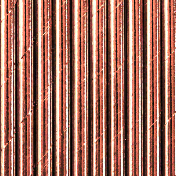 Трубочки рожеве золото 10шт