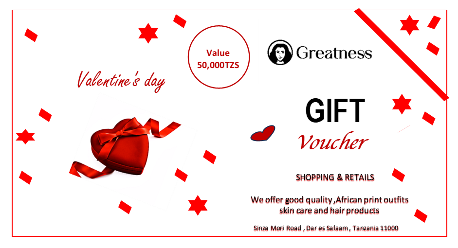 Greatness - Valentine's day Gift voucher.