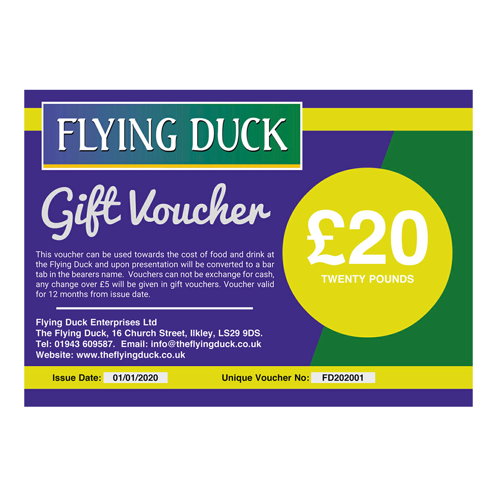 Wharfedale Brewery Gift Voucher: £20