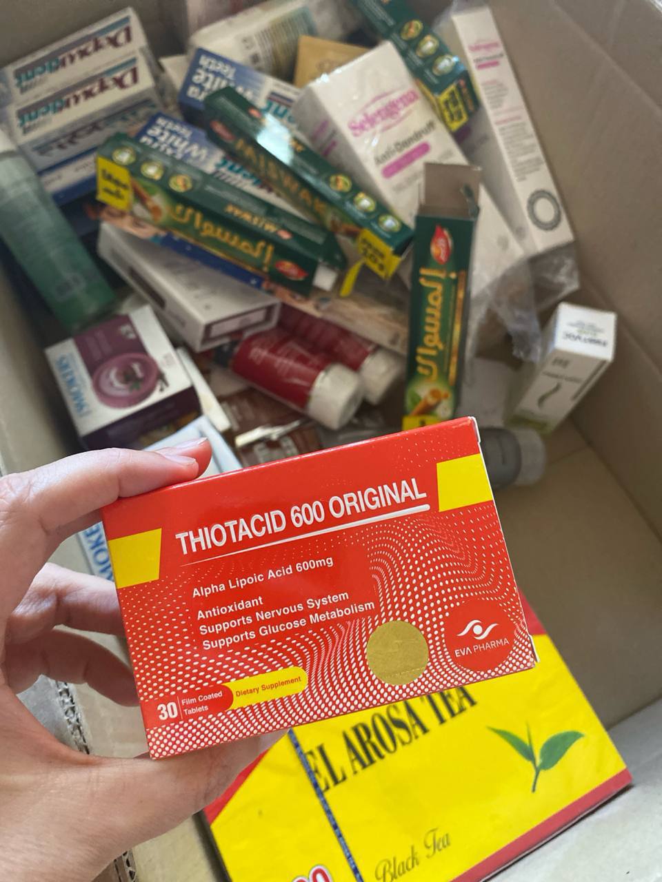 Thiotacid 600 mg Original Тіотасид 600 Оригінал Альфа-ліпоєва кислота 600 мг 30 табл