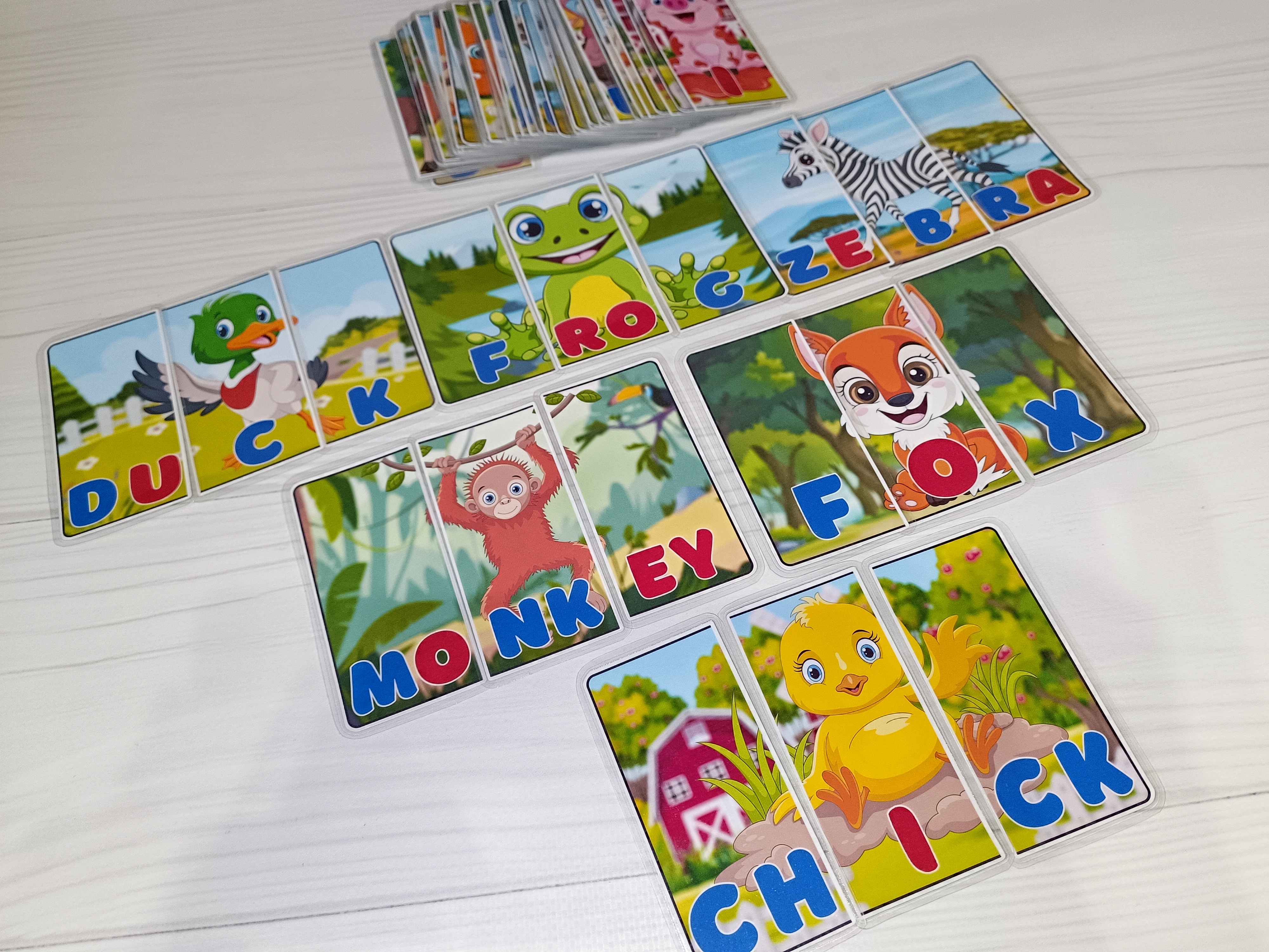 Картки "Склади англійське слово"