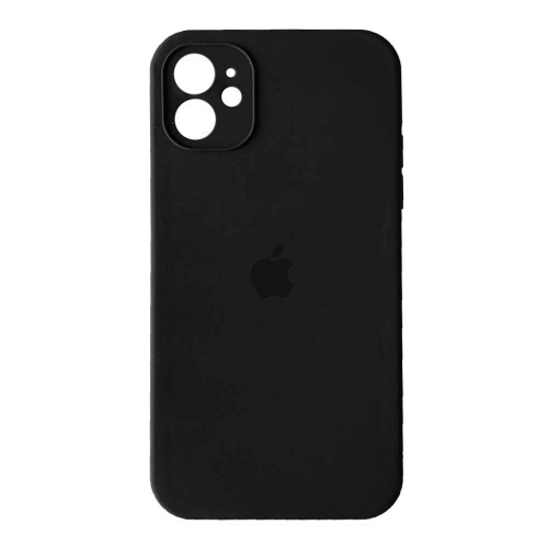 Silicone Case Full Camera Square side for iPhone 11 Black