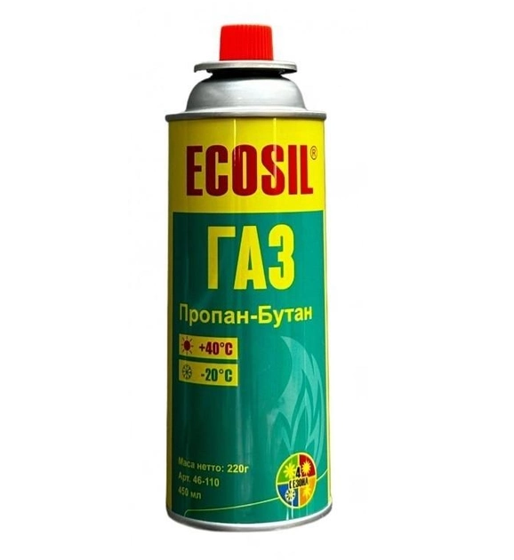 Газ всесезонний ECOSIL 220г, 450мл (28 шт/уп)