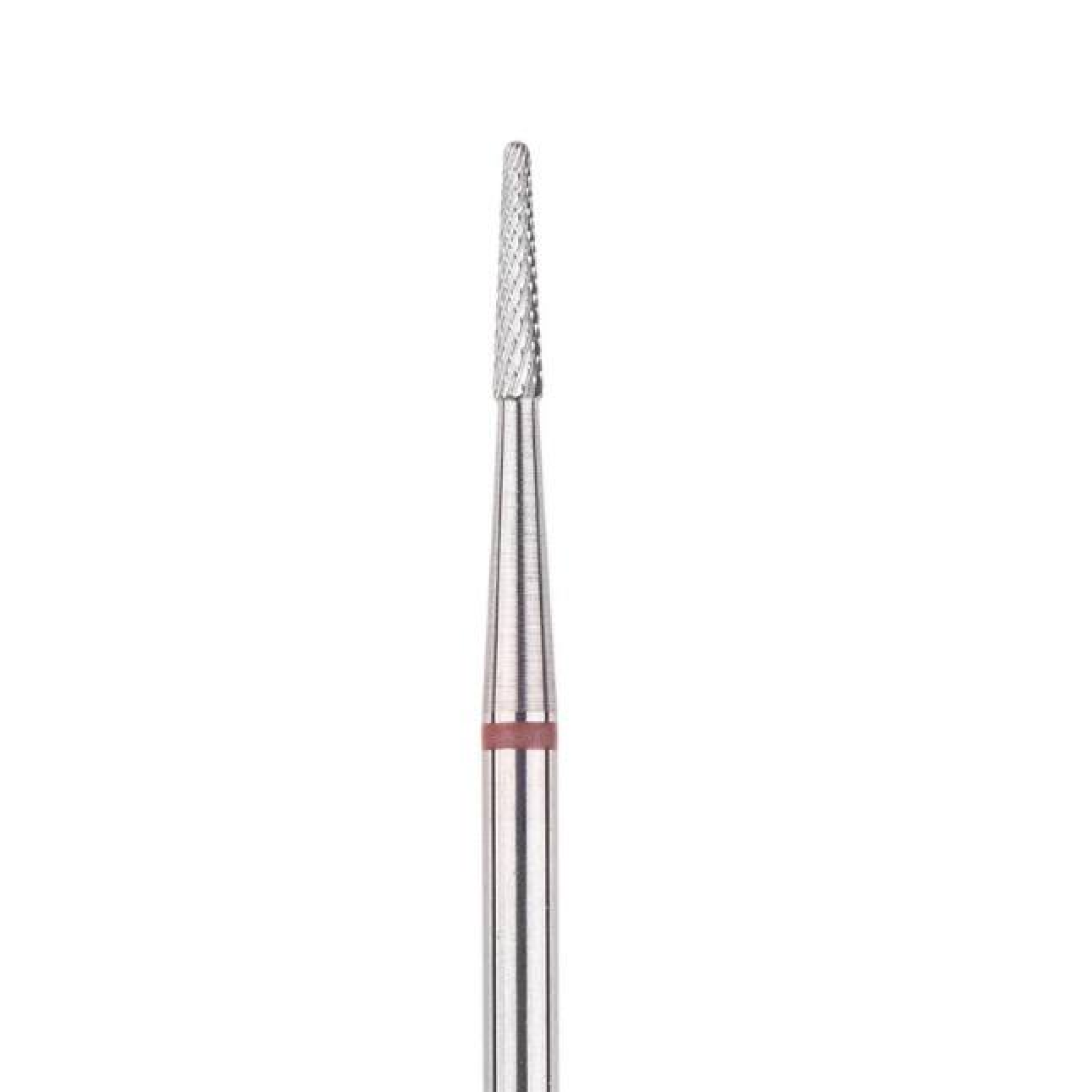 Tungsten Carbide Bur Rounded Cone Red 1.6 Mm