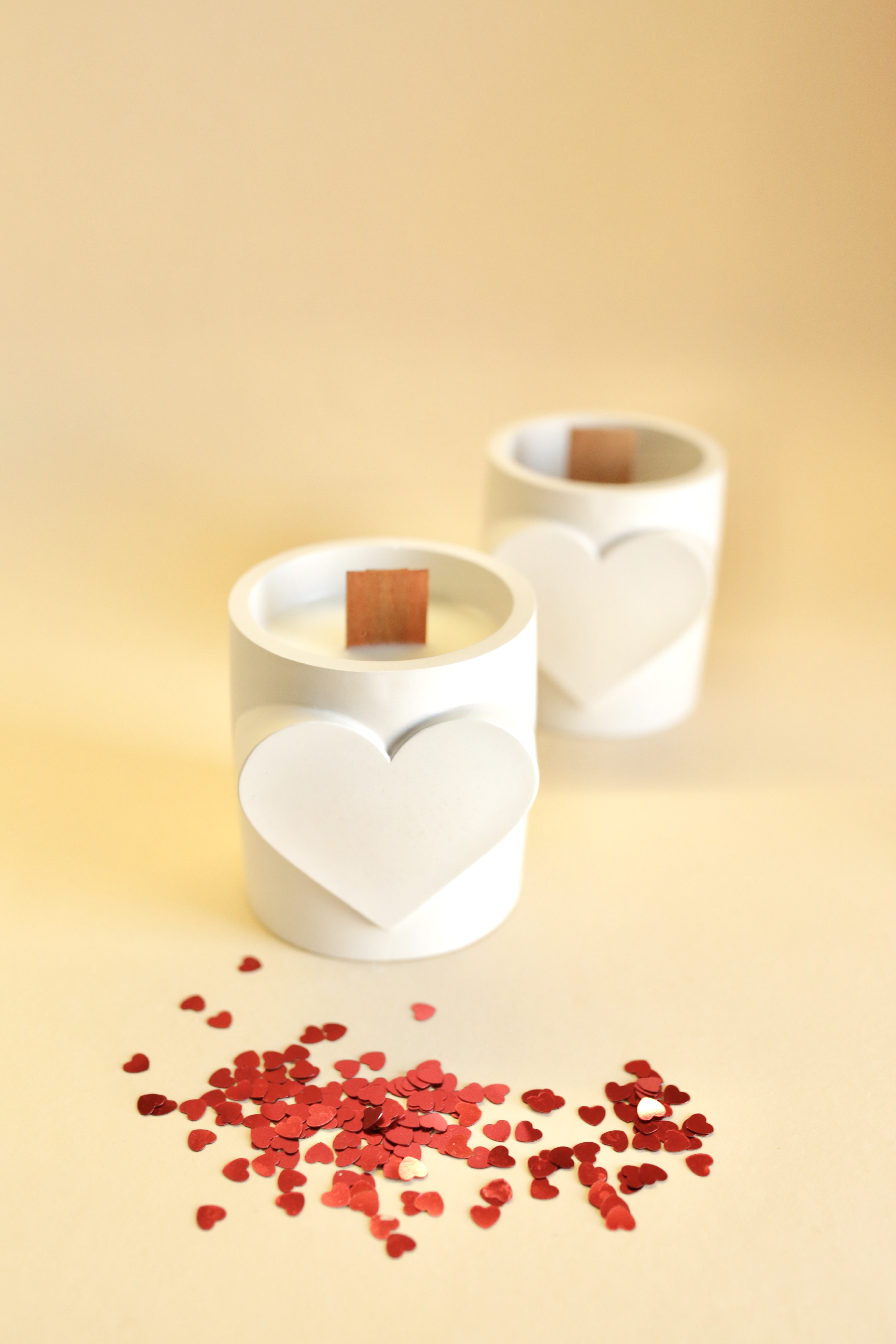 №1 свічка із серцем - з таємним написом