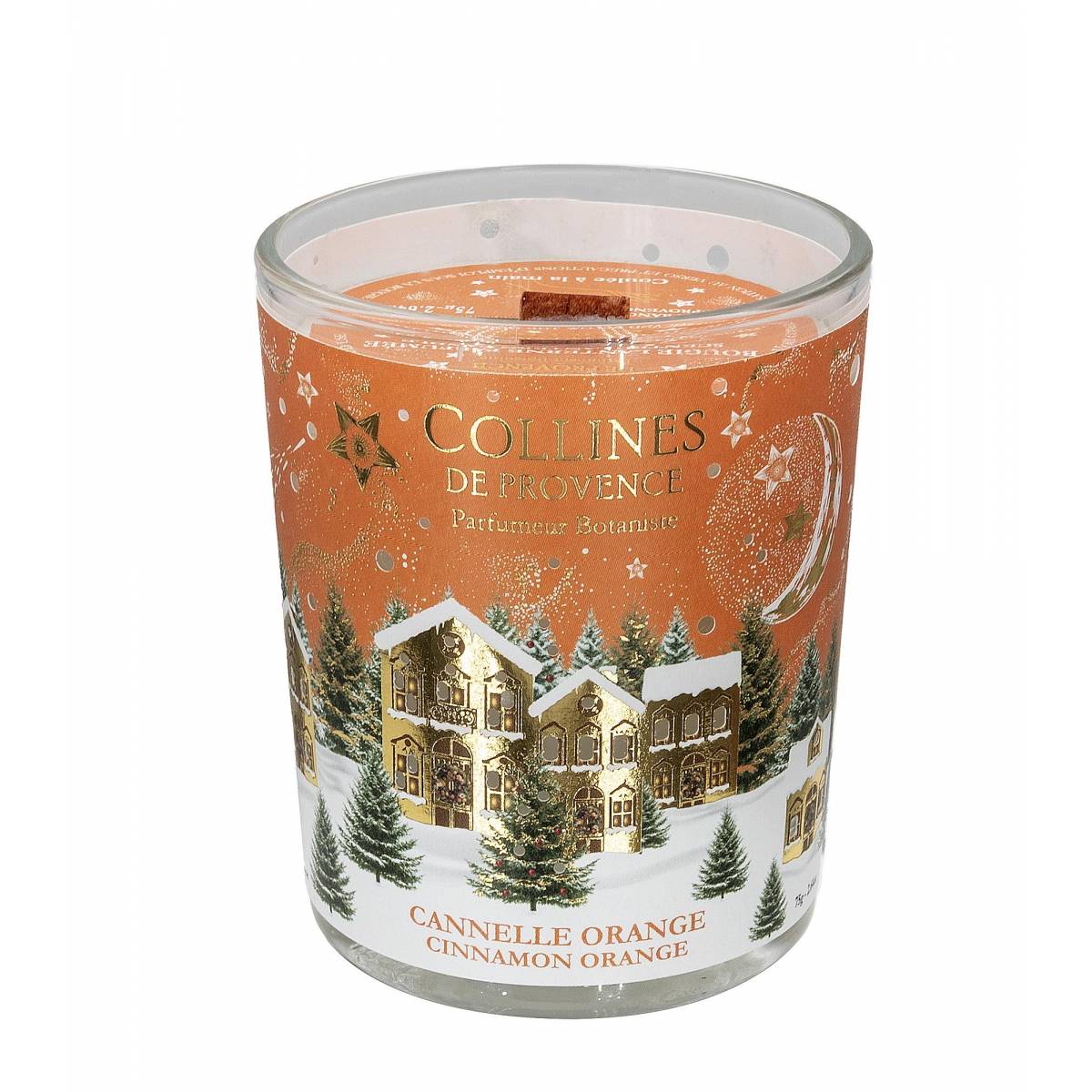 Свічка Collines de Provence Апельсин-кориця Christmas (Новорічна) 75гр