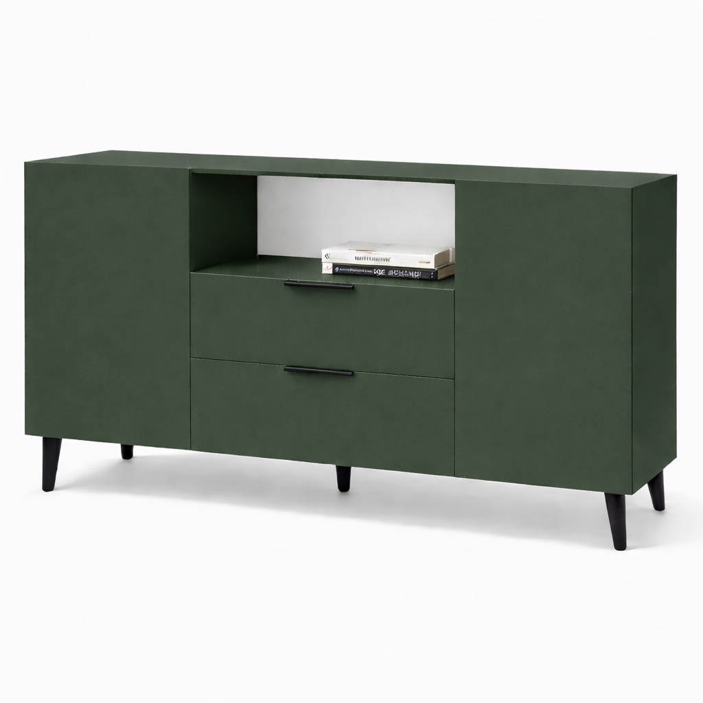 Комод з двома шухлядами та двома секціями з дверцятами